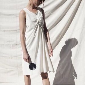 Caron Callahan cotton voile sequin dress